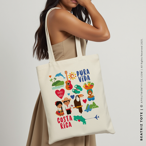 BEATRIZ | Pura Vida, Costa Rica Canvas Tote