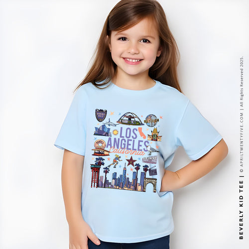 BEVERLY | Los Angeles California Kids Graphic T-shirt