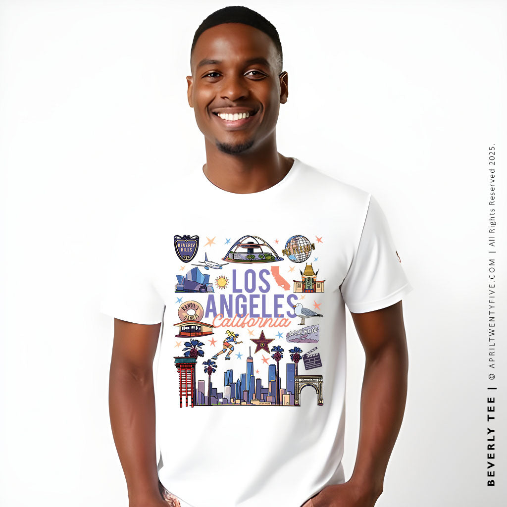 BEVERLY | Los Angeles California Men's Graphic T-shirt