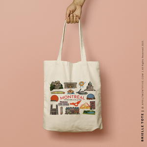 BRIELLE | Montreal Canada Souvenir Tote