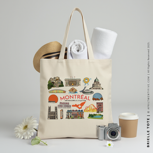 BRIELLE | Montreal Canada Souvenir Tote