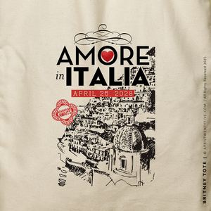 BRITNEY | Positano, Italy Canvas Tote