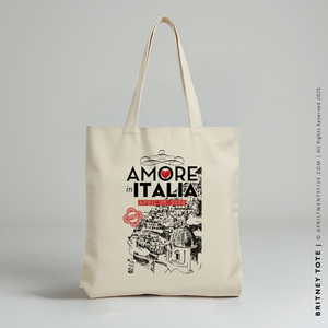 BRITNEY | Positano, Italy Canvas Tote