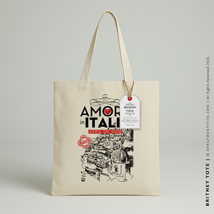 BRITNEY | Positano, Italy Canvas Tote