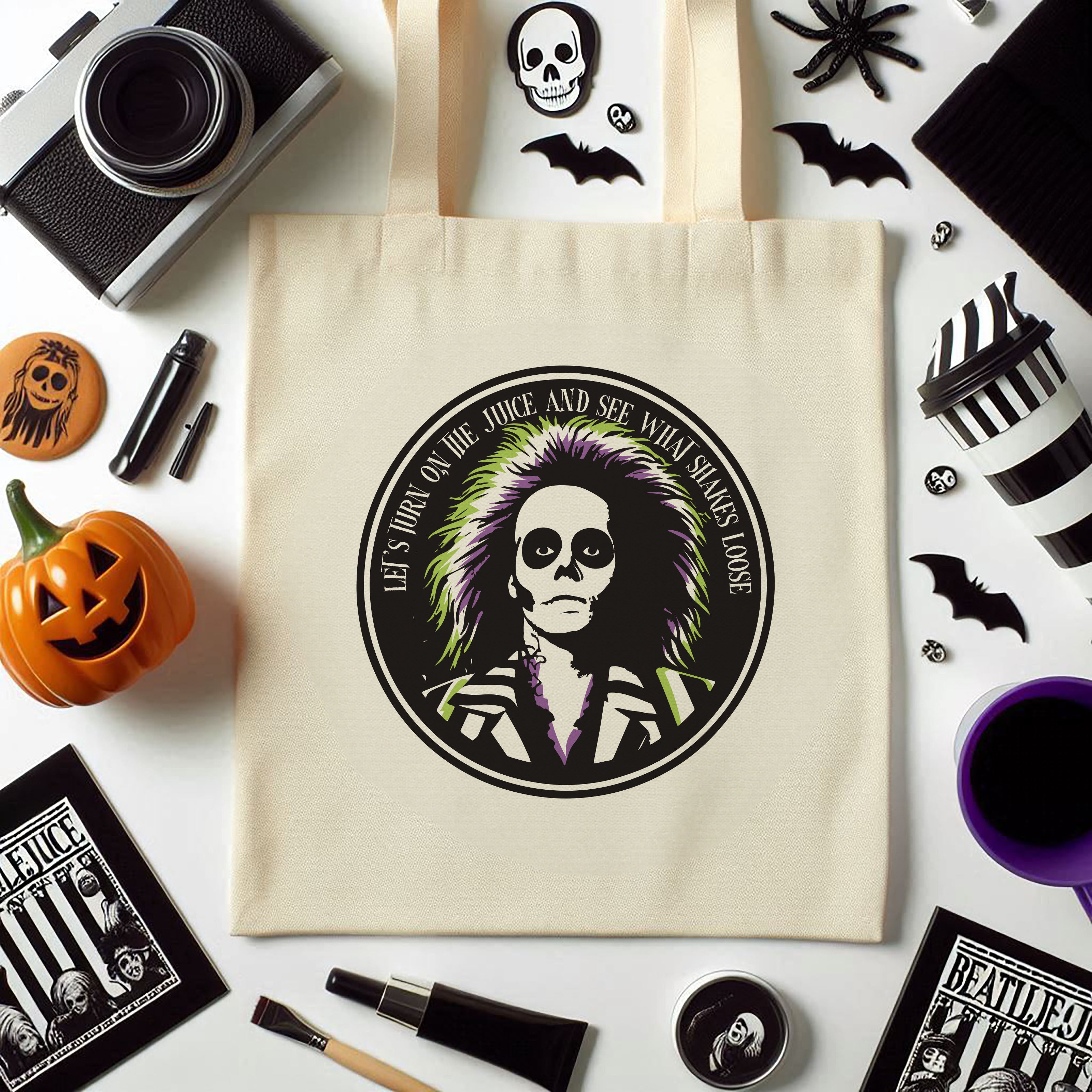 BEETLEJUICE | Movie Canvas Tote
