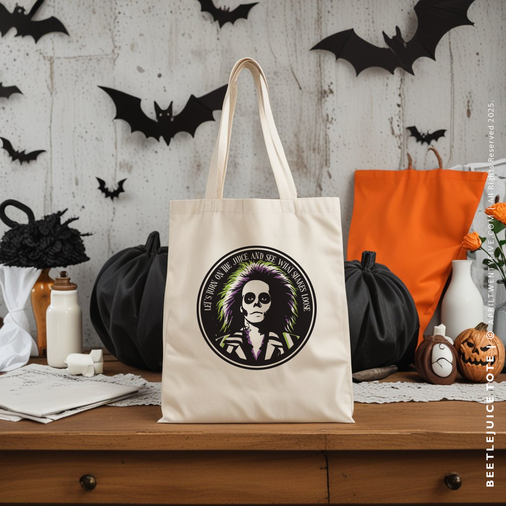BEETLEJUICE | Movie Canvas Tote