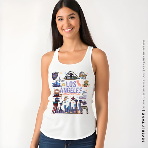 BEVERLY | Los Angeles California Women's Graphic Tank Top
