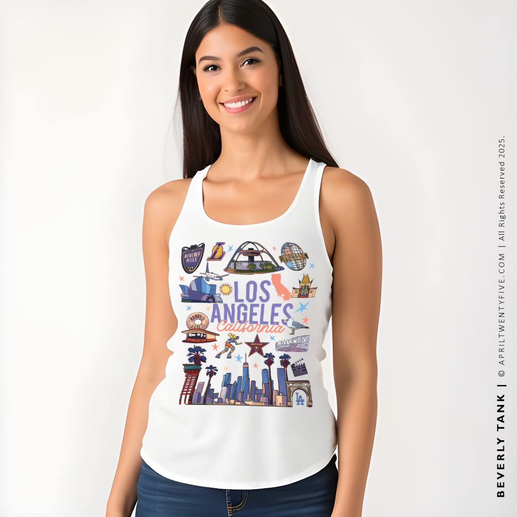 BEVERLY | Los Angeles California Women's Graphic Tank Top