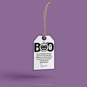 BOO CREW TWO | Halloween Canvas Tote