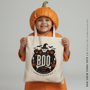 BOO CREW THREE | Halloween Canvas Tote