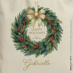 Load image into Gallery viewer, BRIELLE | Personalized Holiday Wreath Tote
