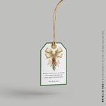 Load image into Gallery viewer, BRIELLE | Personalized Holiday Wreath Tote
