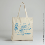 Load image into Gallery viewer, CALLIE | Los Angeles California Map Tote
