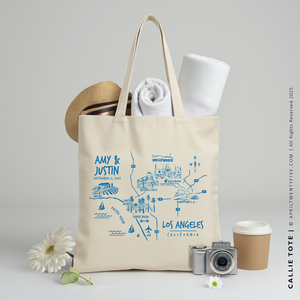CALLIE | Los Angeles California Map Tote