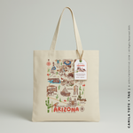 Load image into Gallery viewer, CAMILA | Arizona Canvas Map Tote
