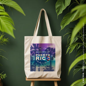 CARISSA | Puerto Rico Canvas Tote