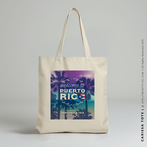 CARISSA | Puerto Rico Canvas Tote