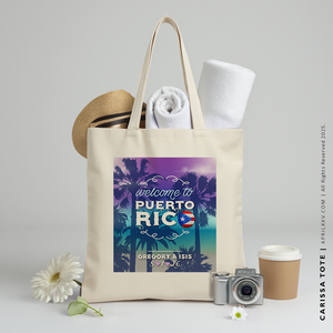CARISSA | Puerto Rico Canvas Tote