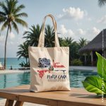 Load image into Gallery viewer, CARITA | Dominican Republic Map Tote
