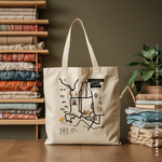 Load image into Gallery viewer, CARMEL | Carmel by the Sea, California Map Tote
