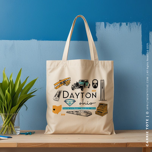 CARRIE | Dayton Ohio Canvas Tote