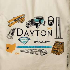 CARRIE | Dayton Ohio Canvas Tote