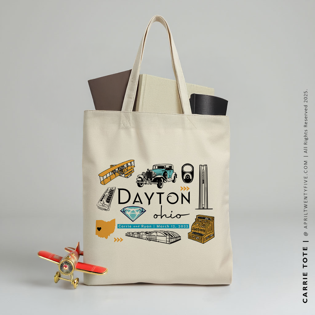 CARRIE | Dayton Ohio Canvas Tote