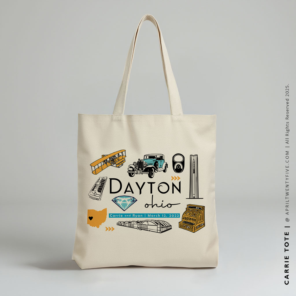 CARRIE | Dayton Ohio Canvas Tote