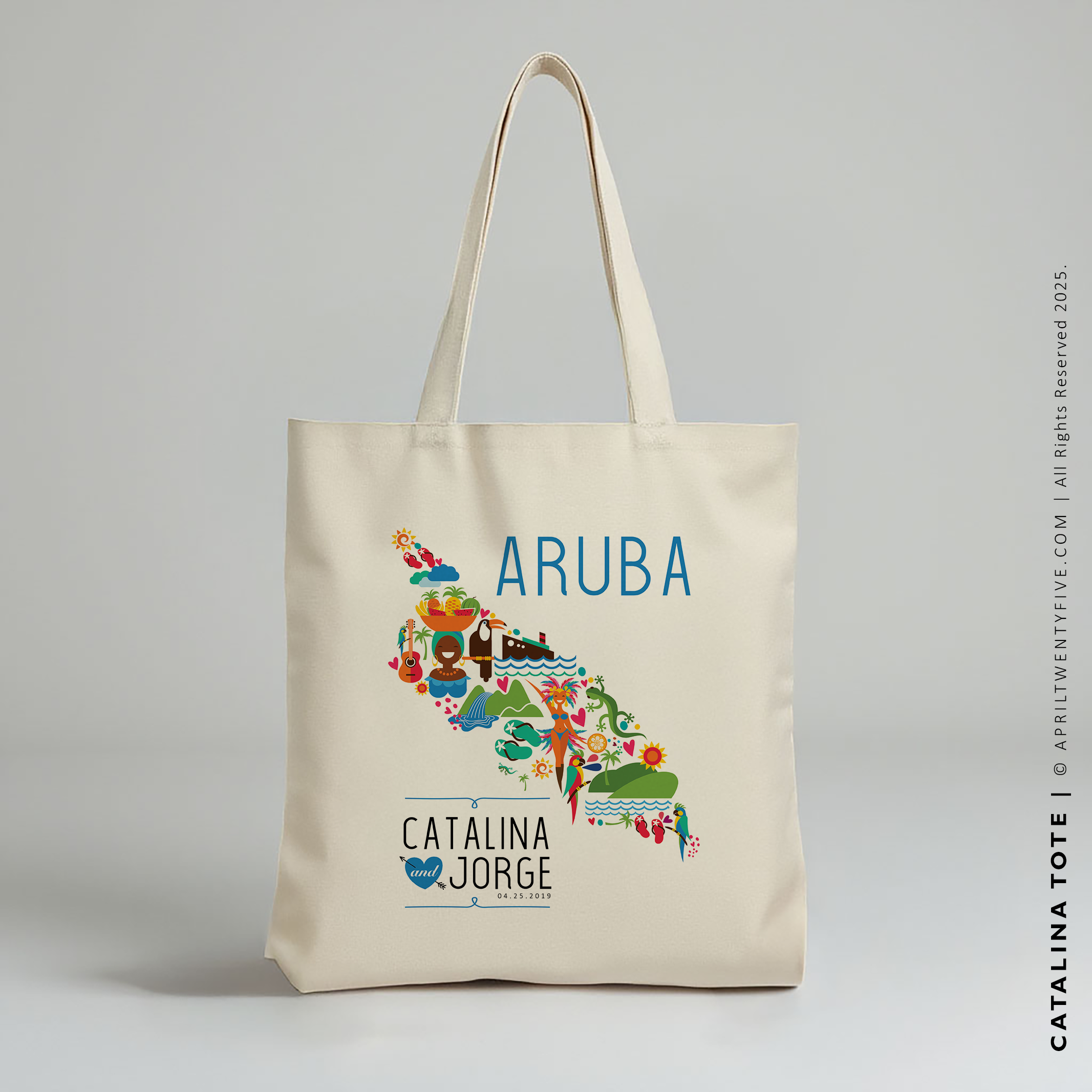 CATALINA | Aruba Map Tote