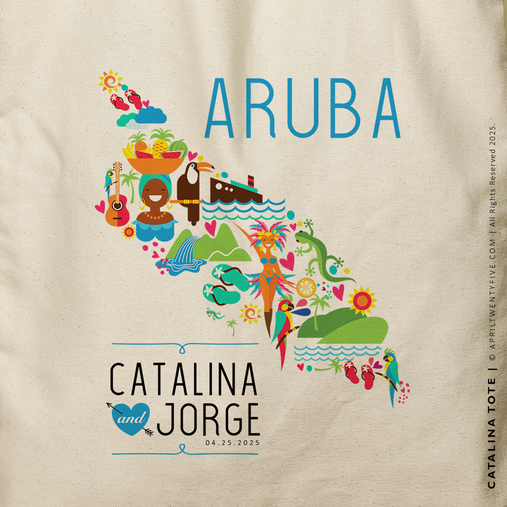 CATALINA | Aruba Map Tote