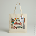 Load image into Gallery viewer, CHICHI | Chicago, Illinois Canvas Tote
