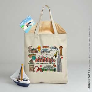CHICHI | Chicago, Illinois Canvas Tote