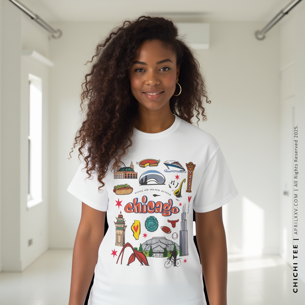 CHICHI | Chicago Illinois Women's Graphic T-shirt