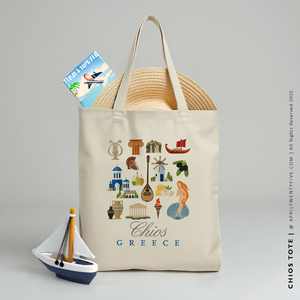 CHIOS | Greece Canvas Tote