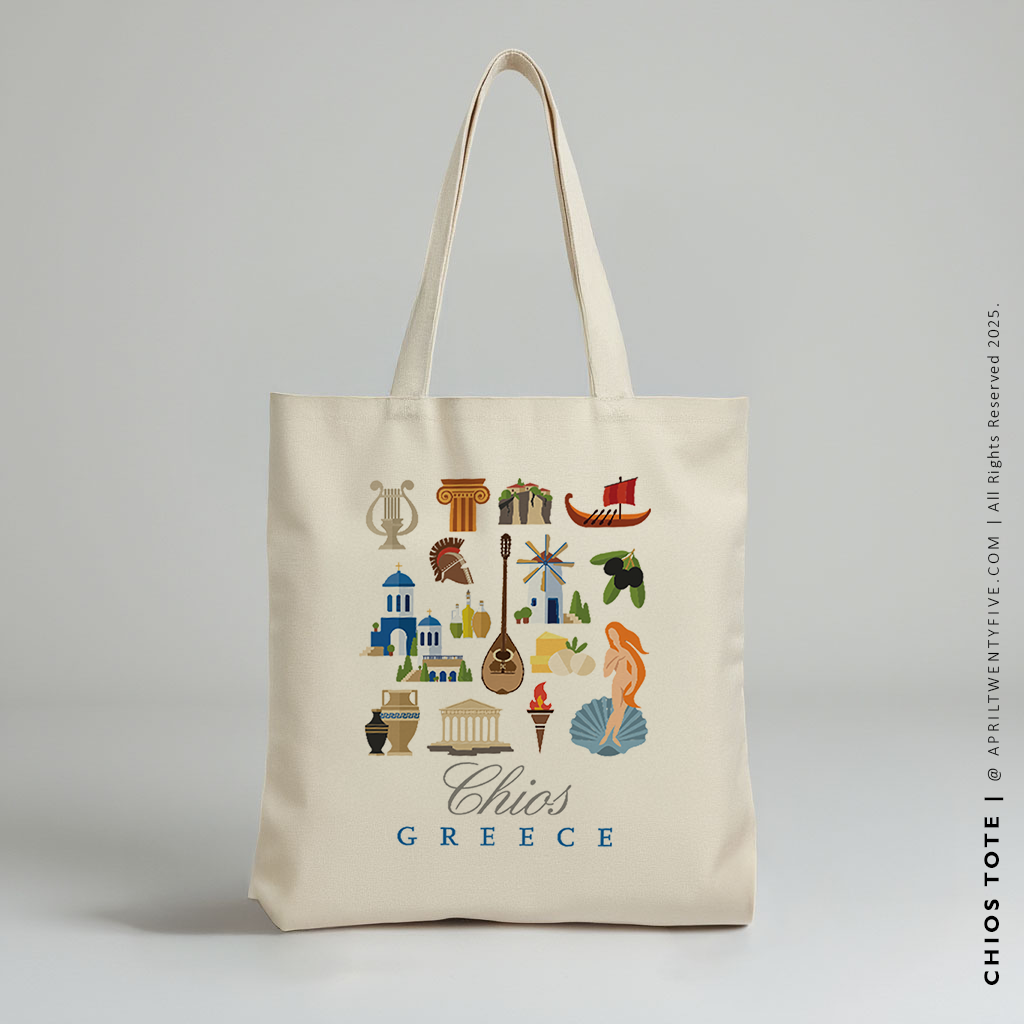 CHIOS | Greece Canvas Tote