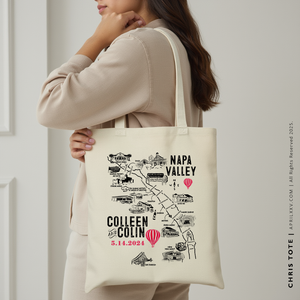 CHRIS | Napa Valley Map Tote
