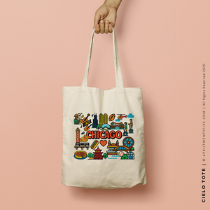 CIELO | Chicago, Illinois Canvas Tote