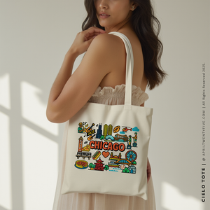 CIELO | Chicago, Illinois Canvas Tote