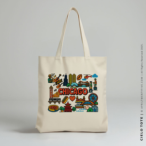 CIELO | Chicago, Illinois Canvas Tote