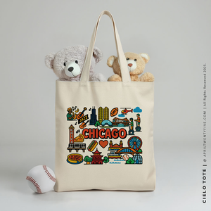 CIELO | Chicago, Illinois Canvas Tote