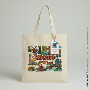 CIELO | Chicago, Illinois Canvas Tote