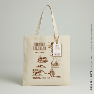 COLLEEN | Durango, Colorado Map Tote