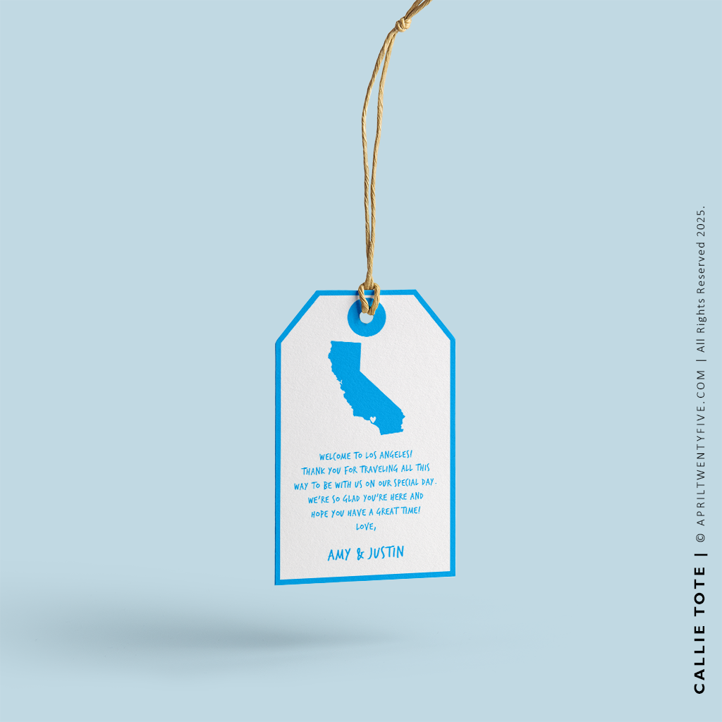 CALLIE | Los Angeles California Map Tote