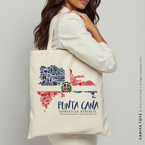 CARITA | Dominican Republic Map Tote