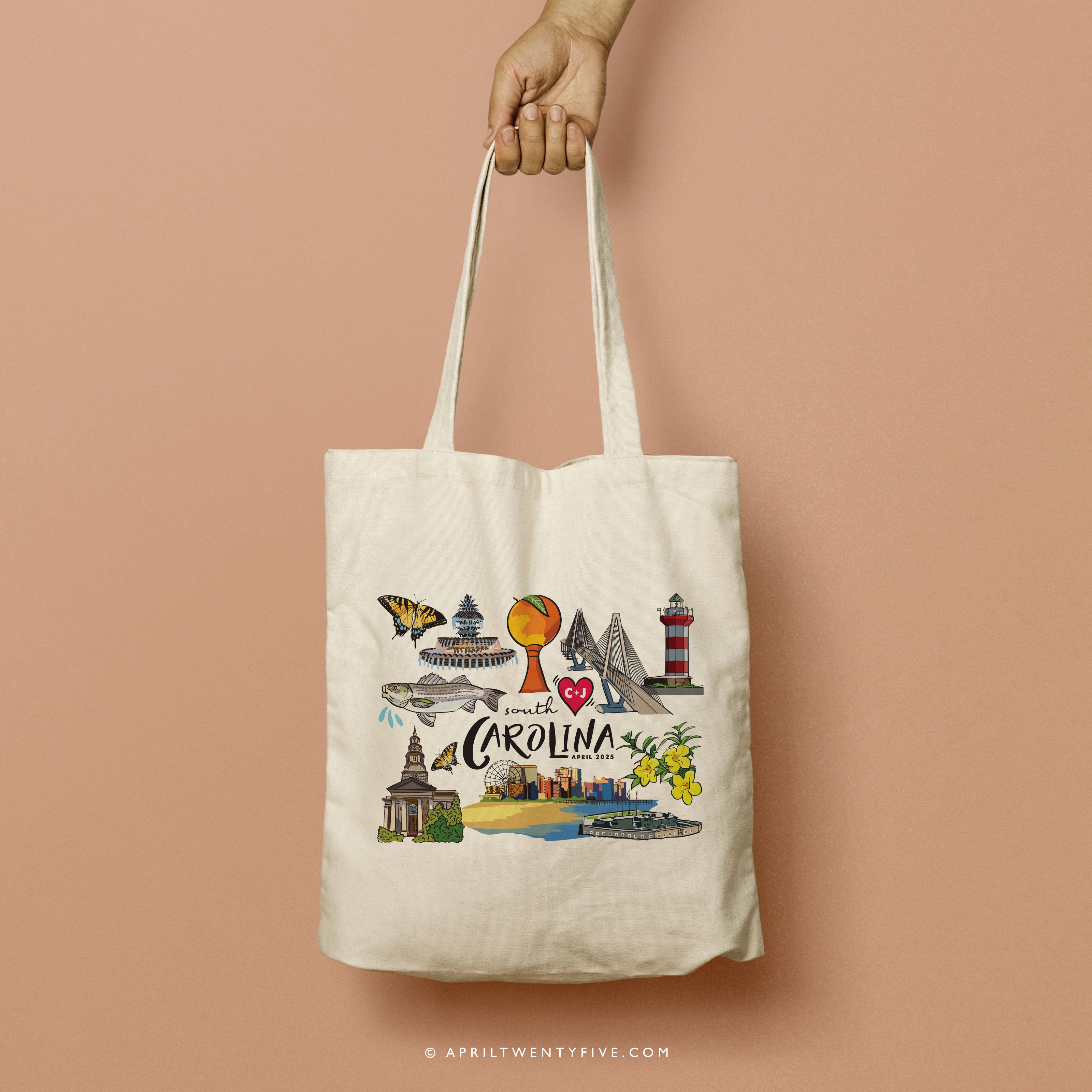 CHARLIE | South Carolina Canvas Tote