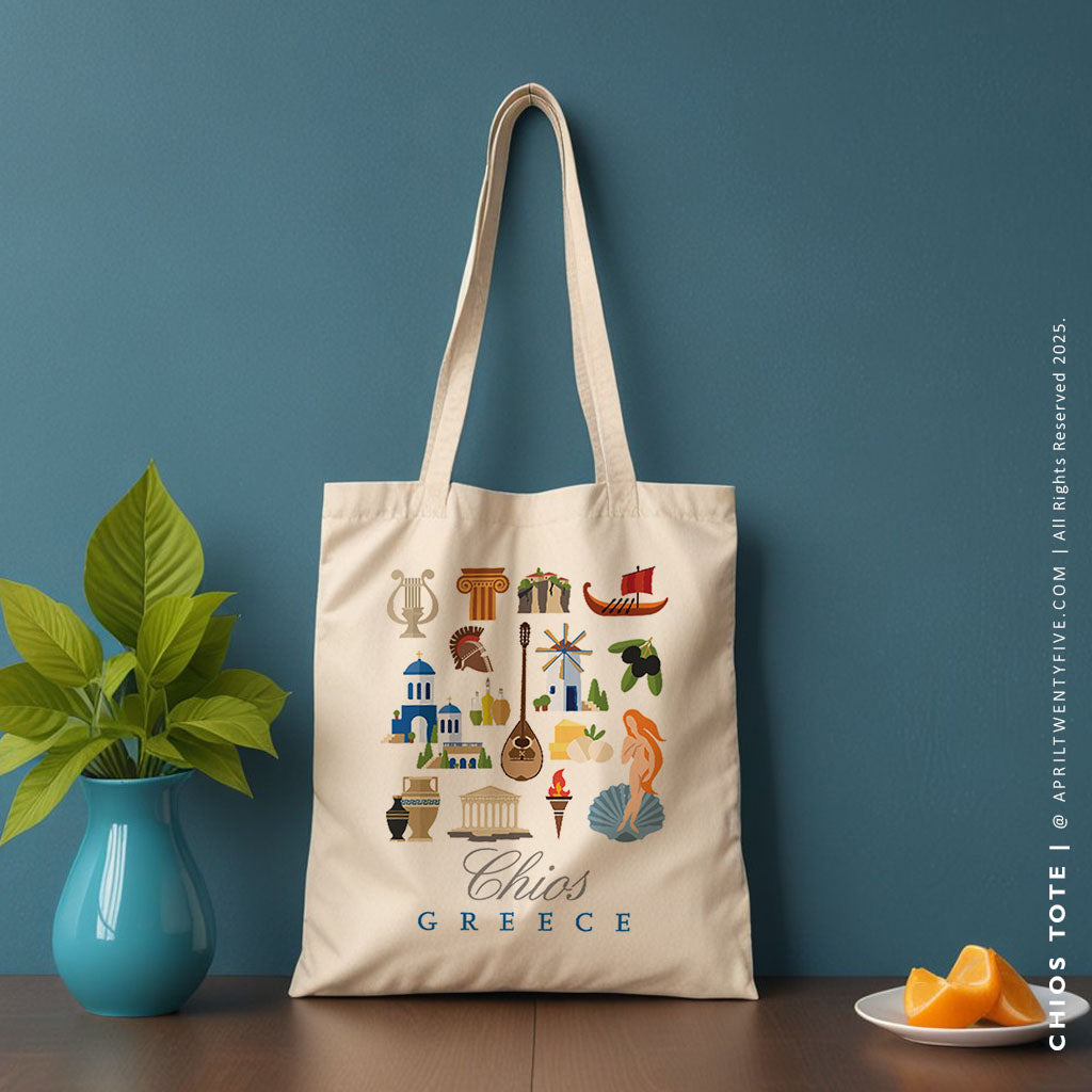 CHIOS | Greece Canvas Tote