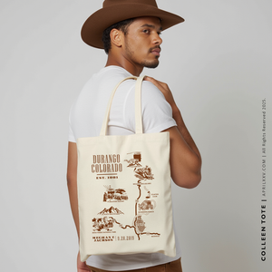 COLLEEN | Durango, Colorado Map Tote