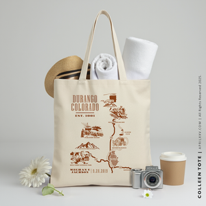 COLLEEN | Durango, Colorado Map Tote