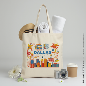 DALLAS | Dallas, Texas Canvas Tote