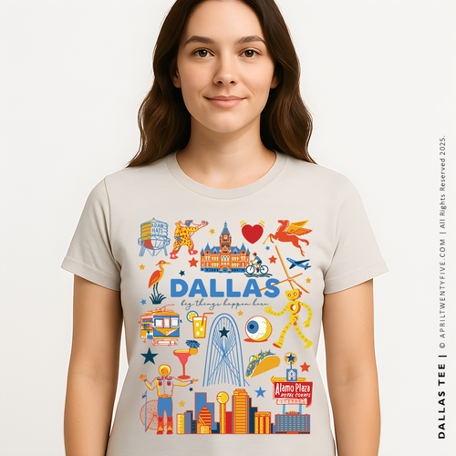 DALLAS | Texas Women's Graphic T-shirt